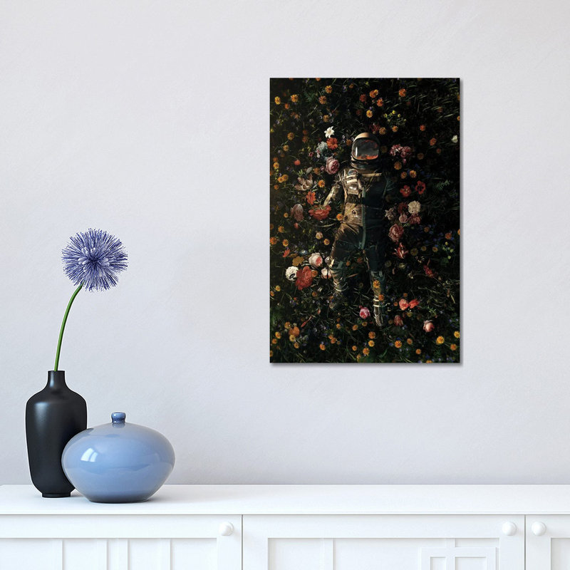 Garden Delights 1 Piece Wrapped Canvas Wall Art, 30.48 cm H x 45.72 cm W, Wrapped Canvas