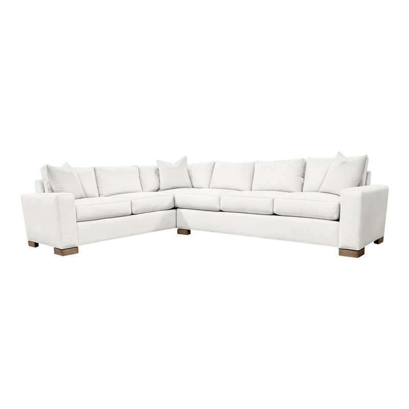 Canapé modulaire 2 pièces American Bungalow Claremont, Mélange de lin Kempsey, Hampton