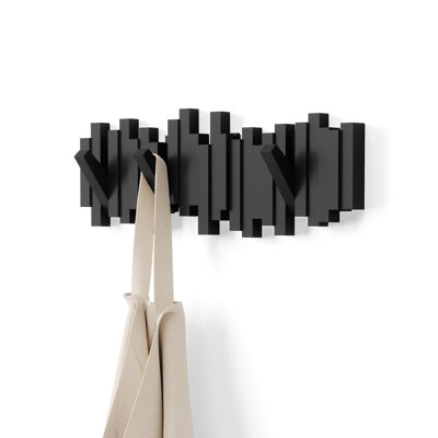 Wall-Mounted Coat Rack Rail Hook
