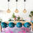 1 - Light Single Modern  Geometric Class Pendant for Dining Room, Kitchen, Foyer, Hallway, Bedroom, Coffee-214960360-214163885