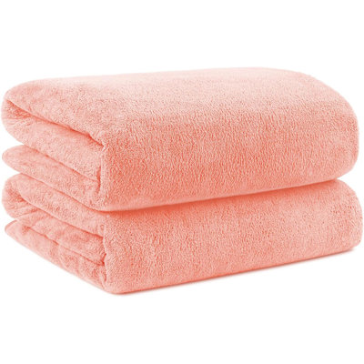 Microfiber Bath Towels Pack Of  Soft Feel Highly Absorbent Quick Drying For Body Sport Yoga SPA Fitness