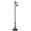 60"H Mahogany Bronze Bridge Arm Floor Base