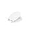 Lustra with Quick-Release Hinges Elongated Toilet Seat with Anti-Microbial Agent
