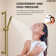 Wall Mount Pressure-Balanced Shower System,10" Rainfall Shower Head with Slider Bar Handheld Spray
