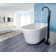 Floor Tub Spout with Diverter