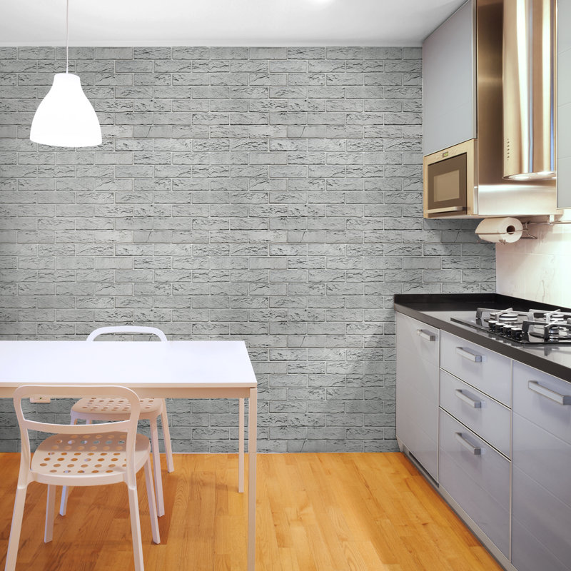 Panneau mural en vinyle 23" x 39", Gris