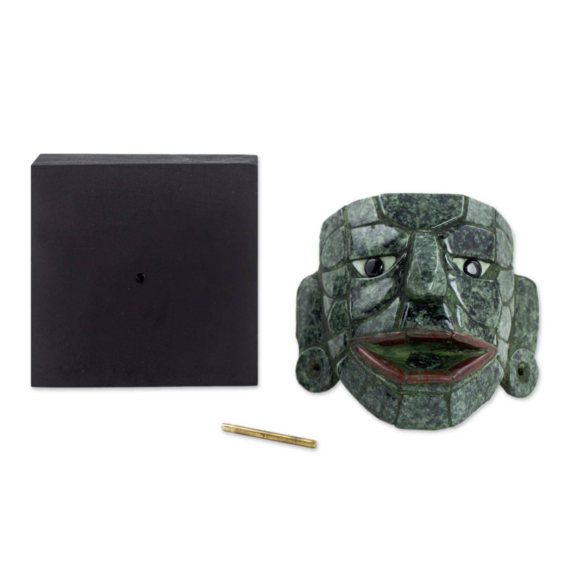 Masque de jade Maya seigneur d'El Naranjo