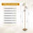 3-Globe Floor Lamp With Foot Switch And Bulb Bases