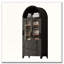 Grand garde-manger arqué 71 po avec portes et tiroirs en verre 71 po-759016044