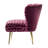 Mccowan Felicia Velvet Barrel Chair with Tufted Back-53728832