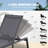 Chaise Lounge Chair Outdoor Patio Lounge Chair With Adjustable 5-Position
