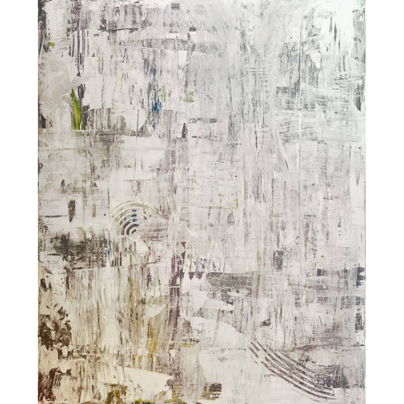 Taupe Gray - Artist Enhanced Canvas Print, 48" H x 36" W x 1.5" D, Wrapped Canvas