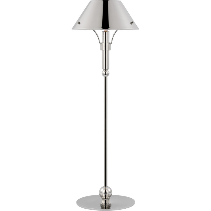 Thomas O'Brien Turlington Medium Table Lamp, Polished Nickel