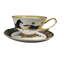 Service de vaisselle en porcelaine tendre 54 pièces Rares, service pour 6