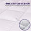 Extra Deep 700 GSM Mattress Topper Microfiber 5cm Box Stitched Breathable And Hypoallergenic-425982111