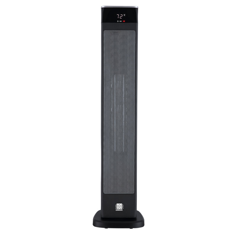 Deluxe Digital 30 In. Oscillating Ceramic Tower Space Heater With Remote Control & Safety Protection