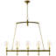 Chapman & Myers Classic Linear Chandelier-51178684-89443304