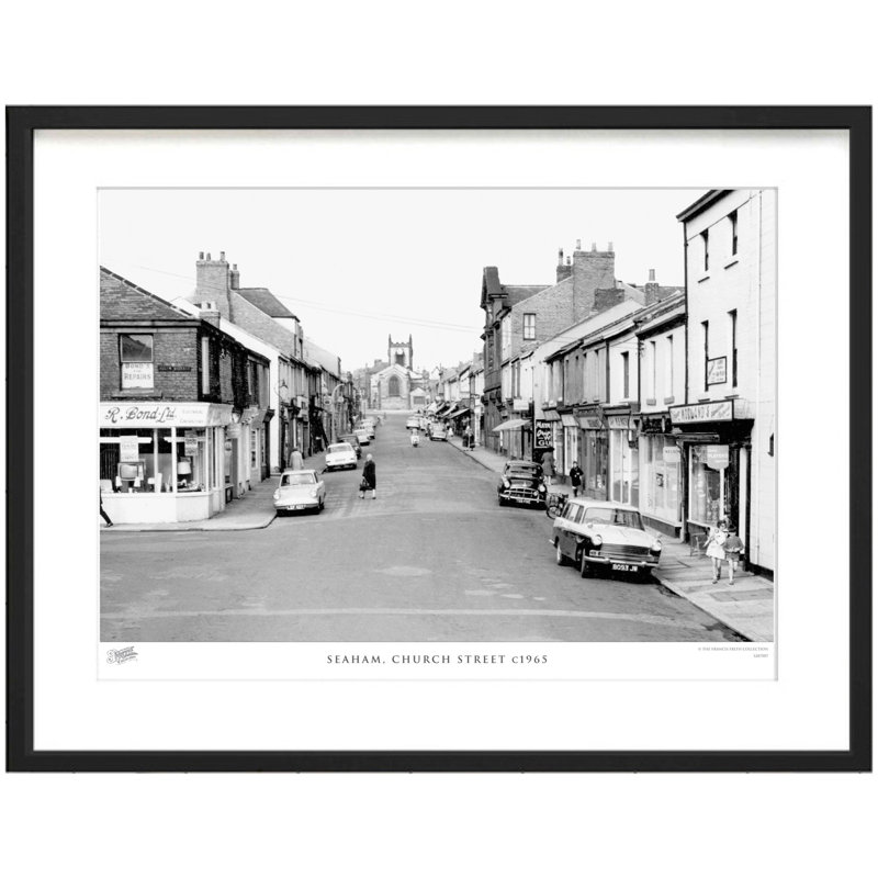 Seaham, Church Street C1965 by Francis Frith - Single Picture Frame Print, 45cm H x 60cm W x 2.3cm D