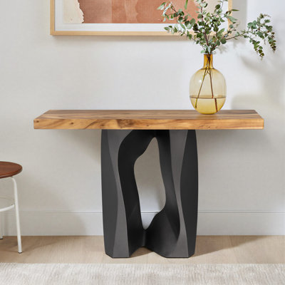 Side Rocky Rectangular Console Table