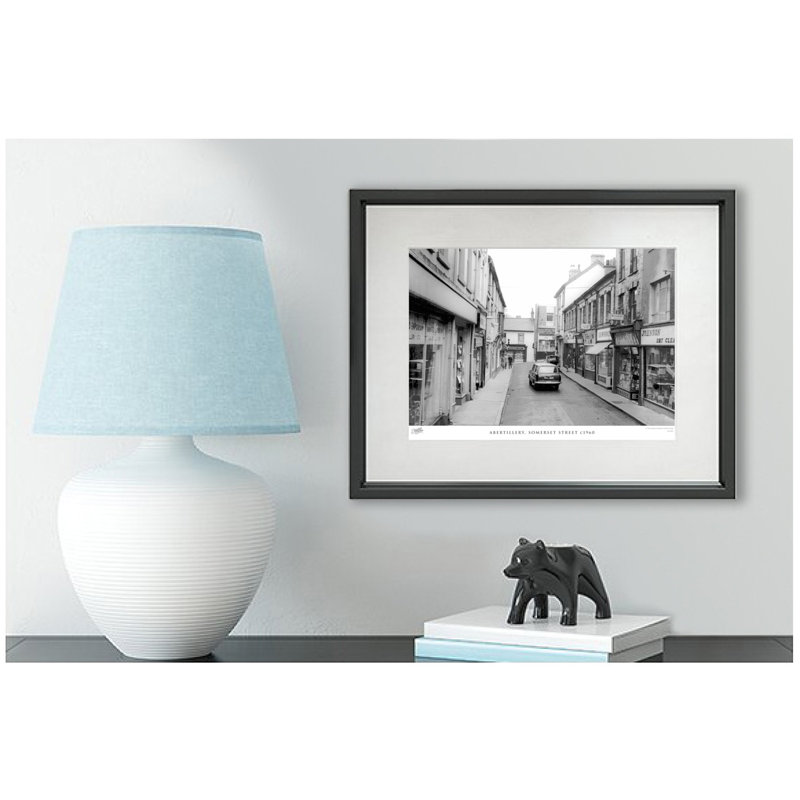 Abertillery, Somerset Street C1960 - Single Picture Frame Print, 45cm H x 60cm W x 2.3cm D