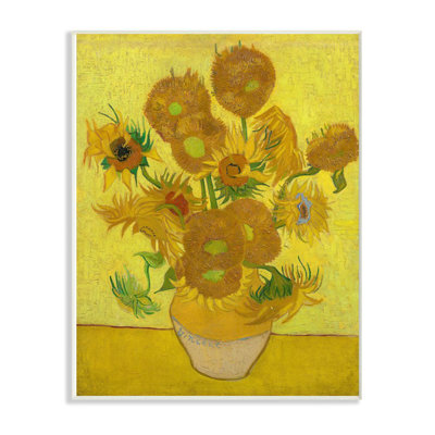 «Van Gogh Sunflowers Post Impressionist» par Vincent Van Gogh, reproduction d'art