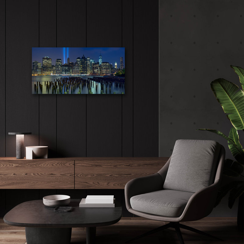 Art mural en verre Red Barrel Studio® «45546» par Rick Berk, H 12 po x l 24 po