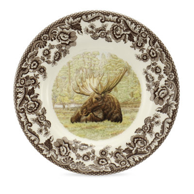 Orignal 6,5 po Spode Woodland Moose