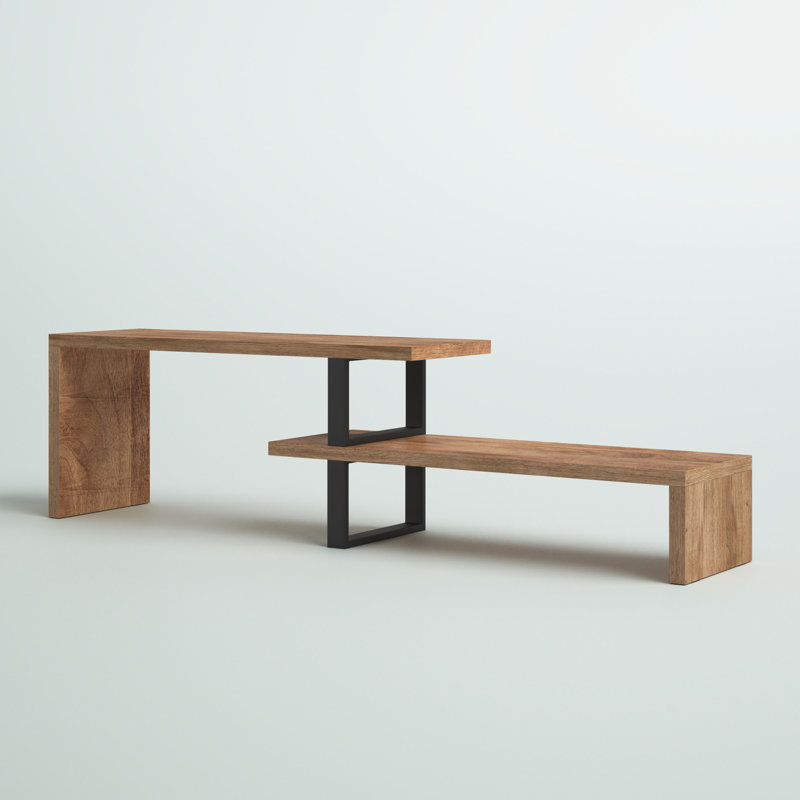 Abdulbaki 88.6''  Open Console Table With Two Separate Engineered Wood Shelve