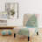 Multicolor Quilting Patchwork - Upholstered Patterned Accent Slipper Chair