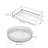 11pcs Acrylic Mirrored Surface Cake Stand