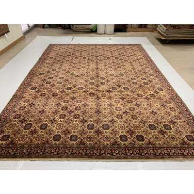 One-of-a-Kind 9'8" X 13'1" Semi-Old Area Rug in