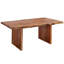 Freeform Extendable Acacia Solid Wood Dining Table