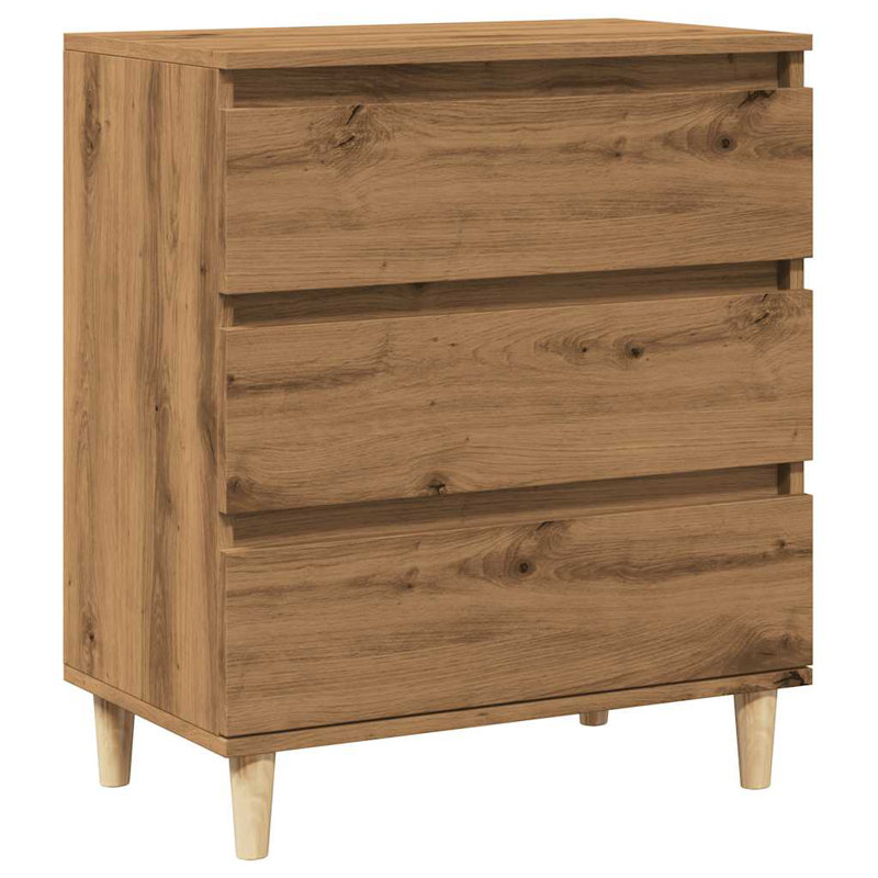Caraban 60cm Sideboard, Artisan Oak/Beige