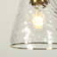 Mini-luminaire suspendu simple 1 lumière Amedeo