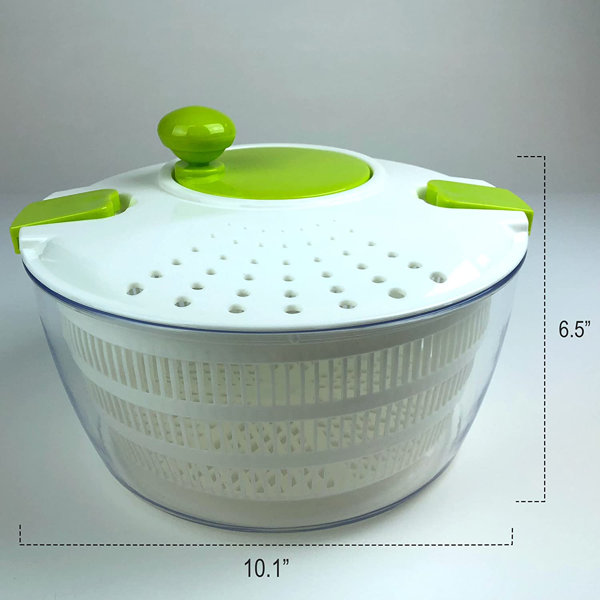 Zulay Kitchen Plastic Salad Spinner