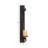 Metal Long Pillar Scroll Indoor Outdoor Black Wall Sconce