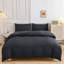 Aspire Homeware Ultra Soft 4 Piece Hotel Quality Dyed Duvet Bedding Set with Pillowcases and Fitted Sheet-119236792-119236788