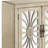 Antique White Console Table With Mirrored Doors