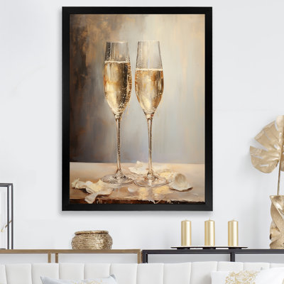 Champagne Flute Fantasies V sur toile