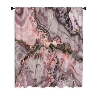 Rideau transparent en polyester Markice