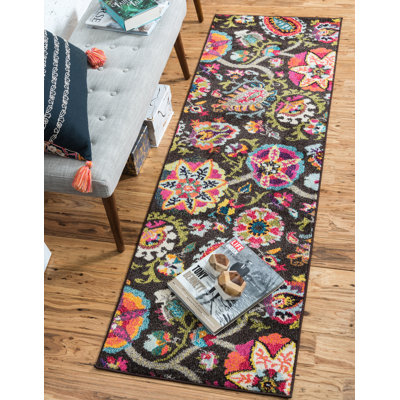 Tapis cachemire brun Eddins