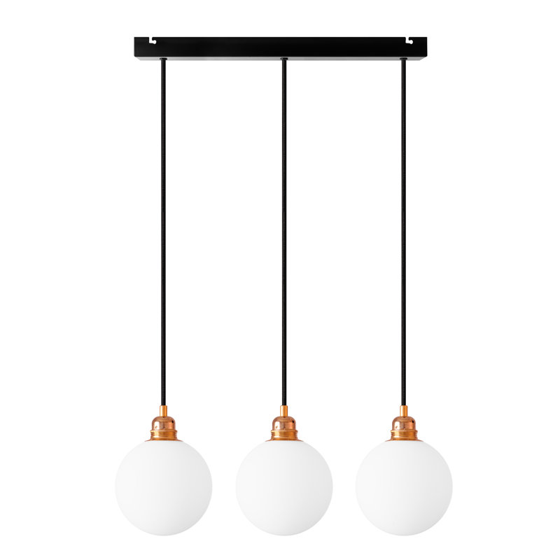 Ruithero 3 - Light Cluster Pendant, Copper/Black