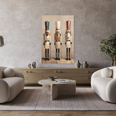Casse-noisette, trio d'art contemporain abstrait