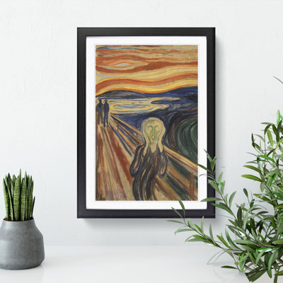 The Scream by Edvard Munch - Framed Print