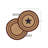 Hellene Jute Round 1 Piece Trivet