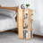 3-tier 38.19"H X 15.75"W / 4-tier 50"H X 15.75"W Corner Rotating Bookcase-1134628985-1134628991