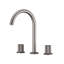 Metro Knurled Bathroom Faucet - Widespread - 8" Brass-1524295931