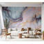Murale pelez et collez - marbre bleu or-1291950674