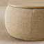 Repose-pieds rond en tissu de rotin tissé | Table de bout et siège 2 en 1 | Idée de cadeau-1323825174