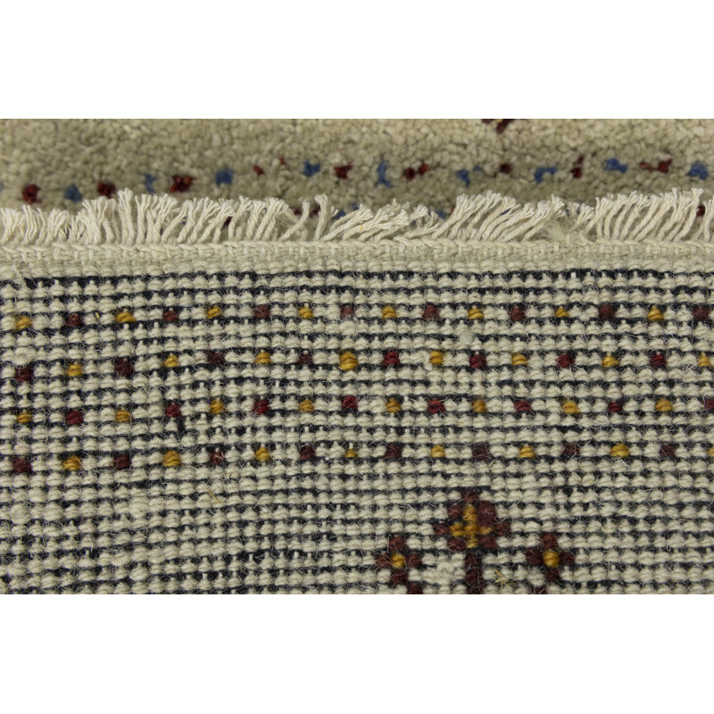 Tapis multicolore tribal 1 x 4 Indo Gabbeh